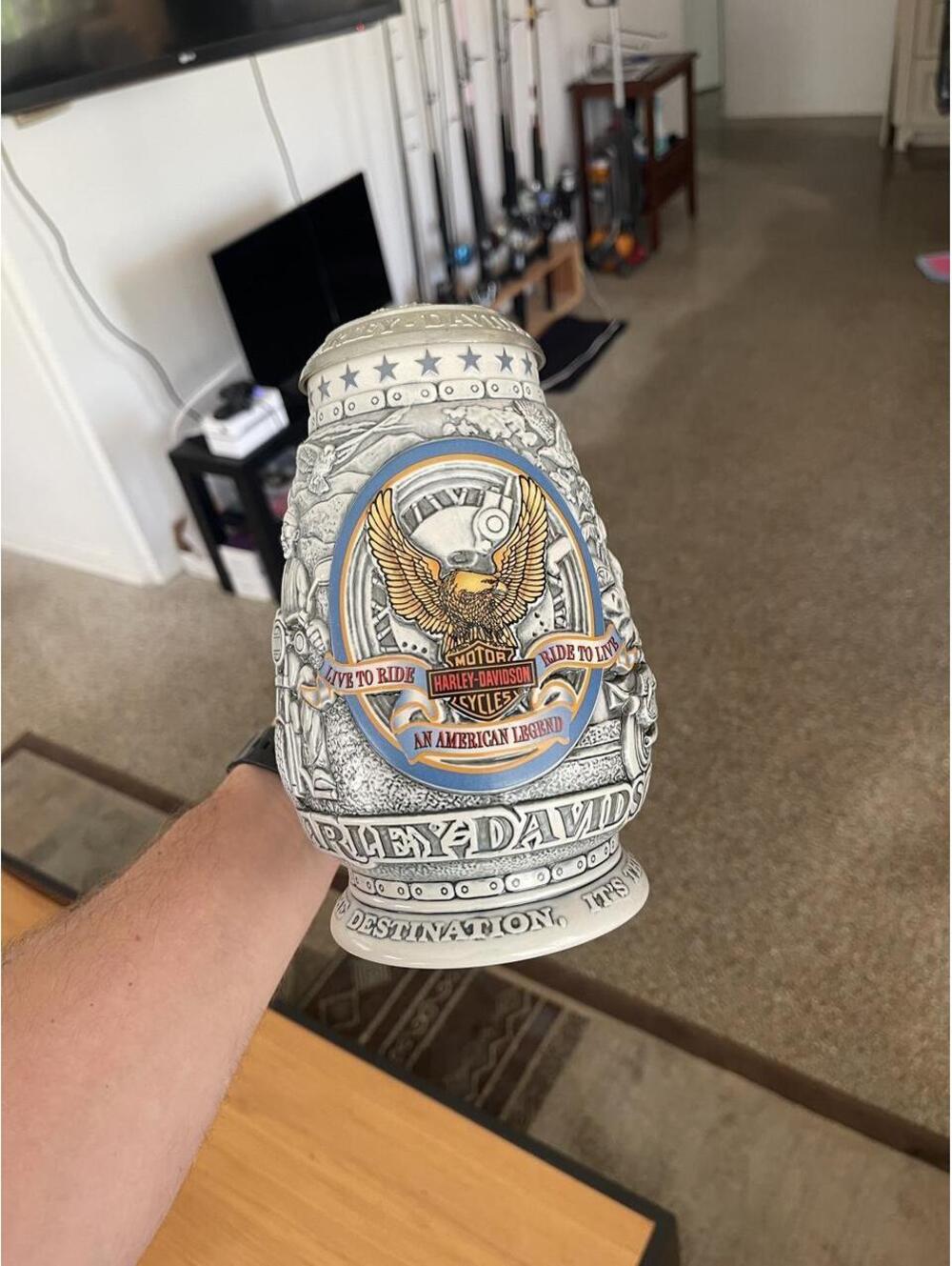 Vintage 2000 Harley Davidson Collector Stein